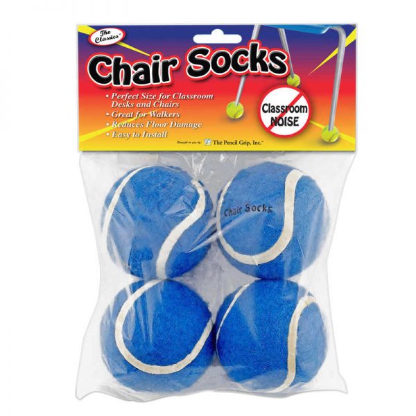 The Pencil Grip™ The Pencil Grip Chair Socks, Blue - Pack of 144