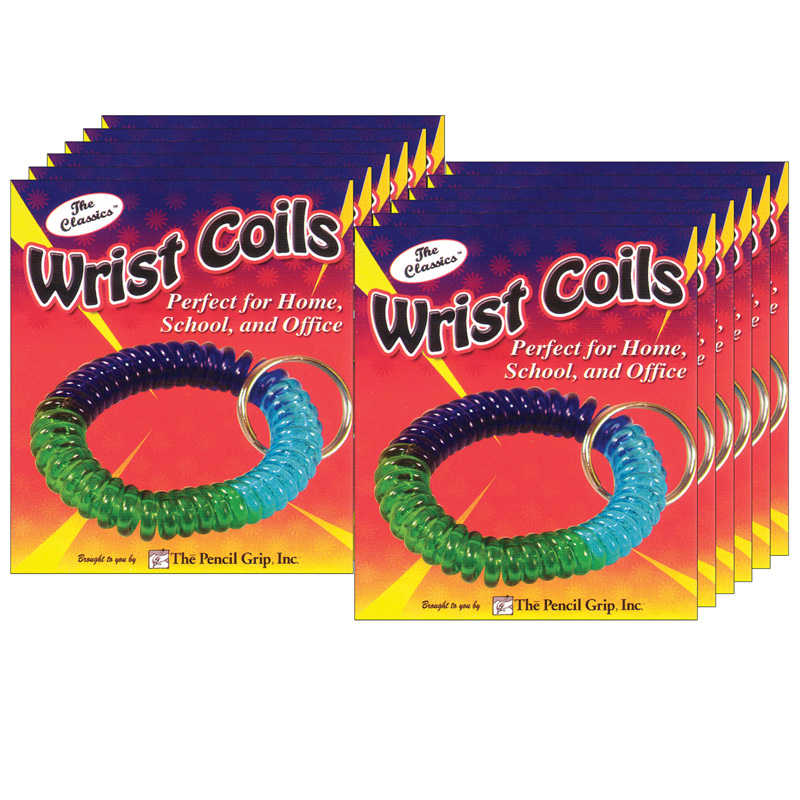 The Pencil Grip™ The Classics™ Wrist Coil, Tricolor, Pack of 12