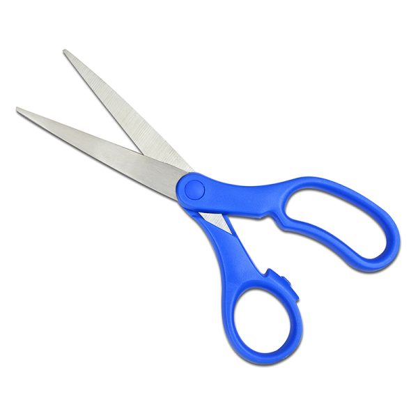 The Pencil Grip Scissors 8", Blue Handle