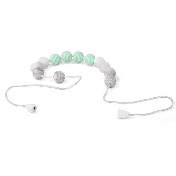 The Pencil Grip™ Silicone Ripple Bead Teething Necklace