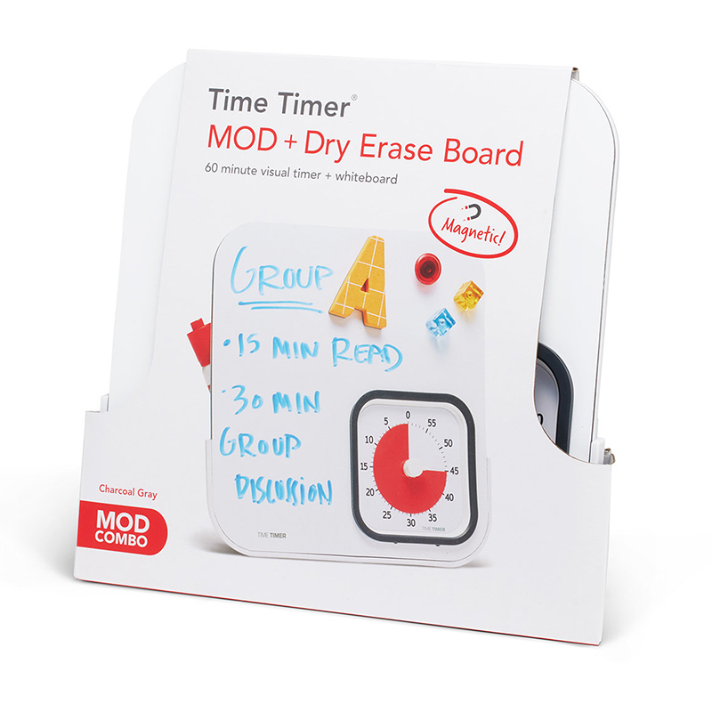 TeachersParadise - Time Timer Time Timer MOD + Magnetic Dry Erase Board -  TTM9BDEBW