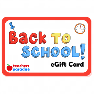 Back to School TeachersParadise.com eGift Card