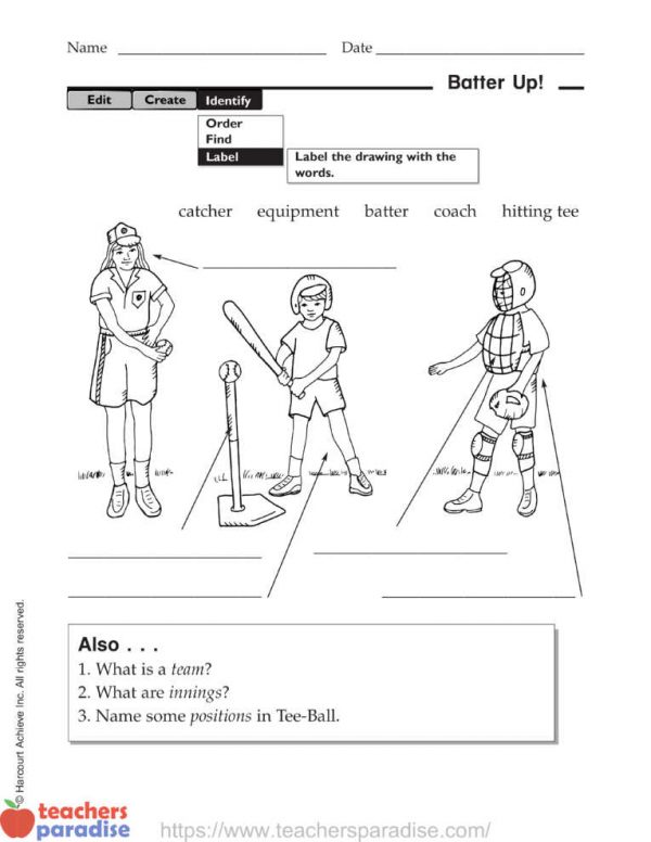 Tee-Ball - A Great Sport! by Harcourt Achieve Inc - TeachersParadise