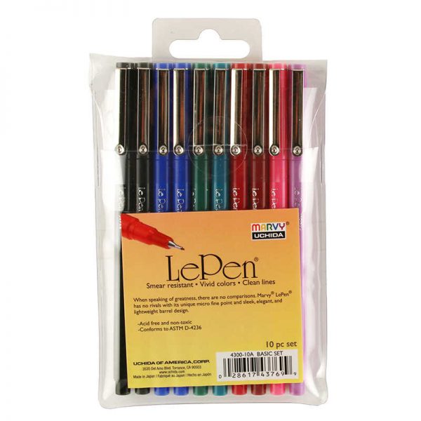 Marvy Uchida® LePen®, Basic, 10 colors