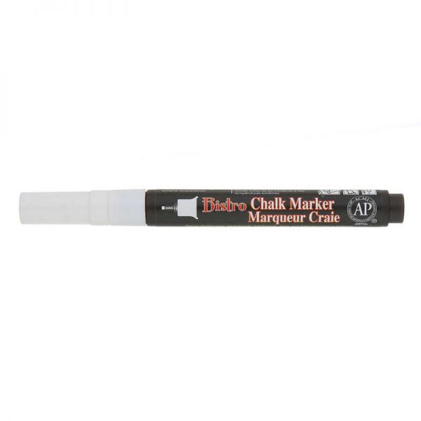 Marvy Uchida Bistro Single White Marker, Extra Fine Tip