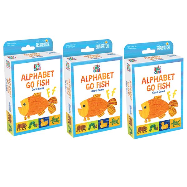 Briarpatch The World of Eric Carle™ Alphabet Go Fish Card Game, Pack of 3