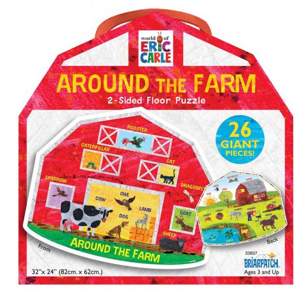 Briarpatch® The World of Eric Carle™ Around the Farm 2-Sided Floor Puzzle
