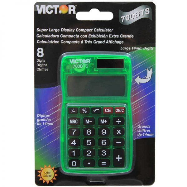 Victor Dual Power Pocket Calculator