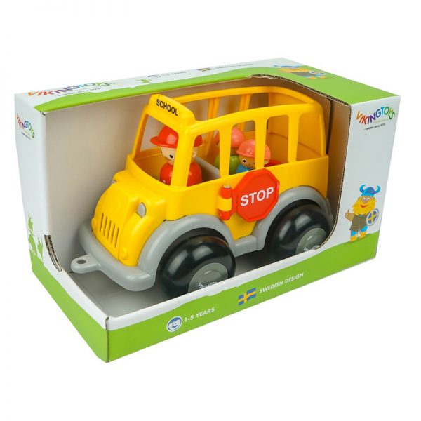 VikingToys School Bus with Driver & Pupils