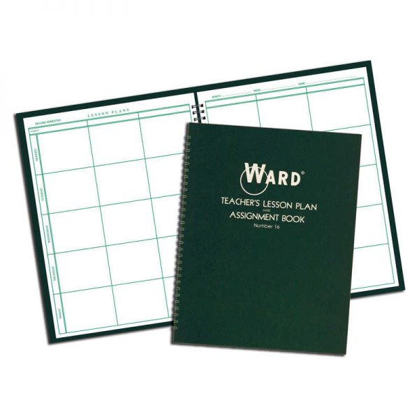 WARD® Lesson Plan Book, 6 Period Regular