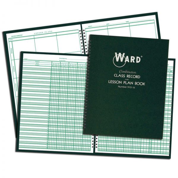 WARD® Combination Record & Lesson Plan Book (9-10 Weeks and 6 Periods)