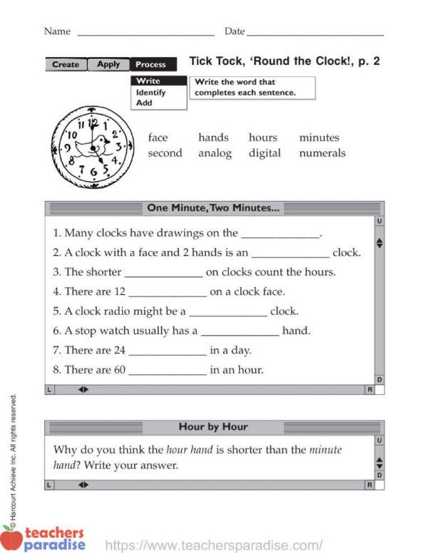 What Time Is It? by Harcourt Achieve Inc - TeachersParadise
