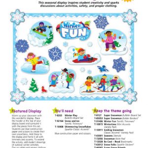Winter Play Mini Bulletin Boards by TREND enterprises T-8263