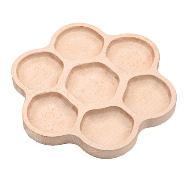 Yellow Door Natural Flower Tactile Tray, 6-Section