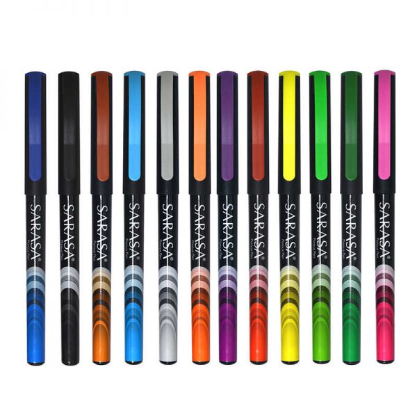Zebra Pen Sarasa® Fineliner Pens, Assorted, 12-Pack