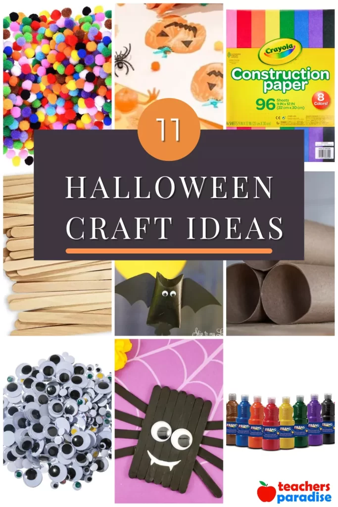 18 Halloween Paper Crafts That Kids Will Love - TeachersParadise