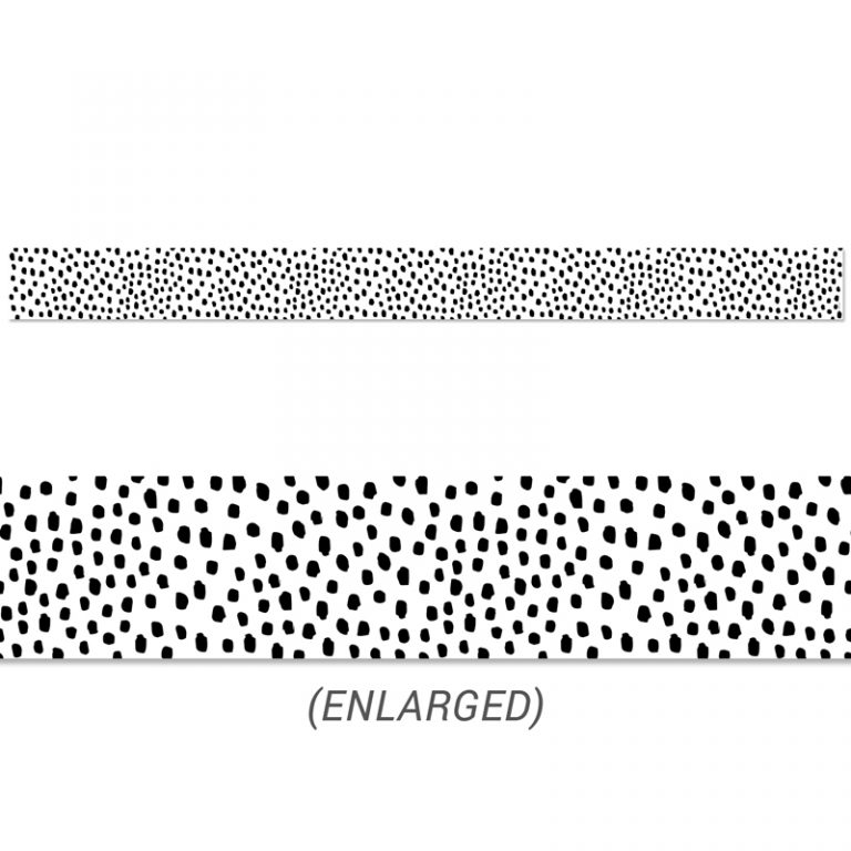 Creative Teaching Press® Black Messy Dots Border